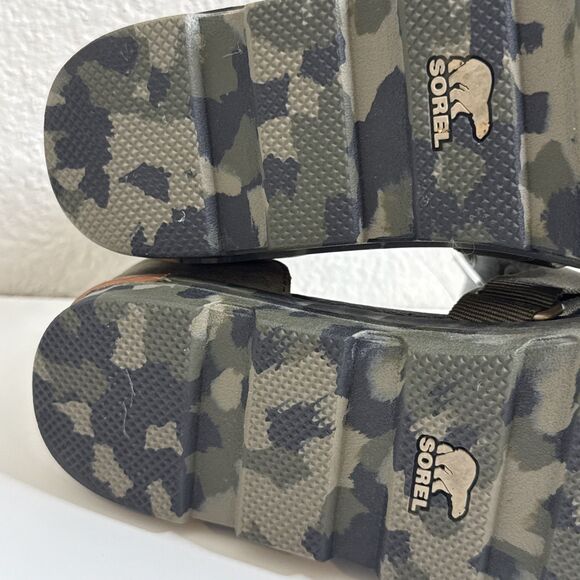 Sorel Torpeda Carly Nori Camo Gladiator Sandal Women's Size 8 Army Green - Picture 15 of 16